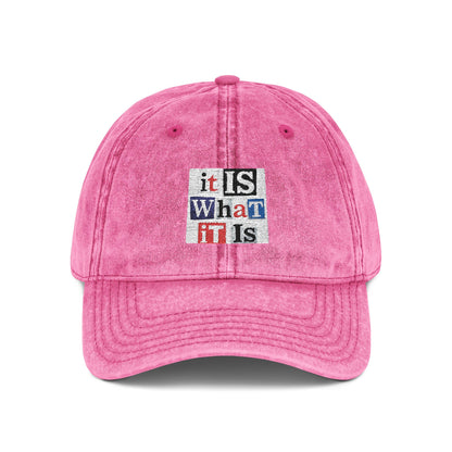 Vintage Embroidered Cap - Casual Style Hat