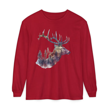 Unisex Garment-dyed Long Sleeve T-Shirt