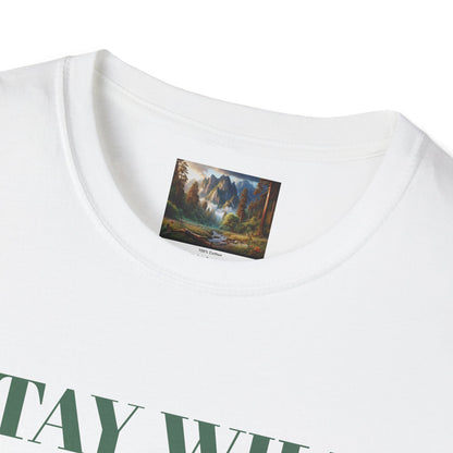 Nature Landscape T-Shirt, Unisex Softstyle Tee, Outdoor Adventure Shirt, Gift for Nature Lovers, Hiking Apparel, Travel T-Shirt