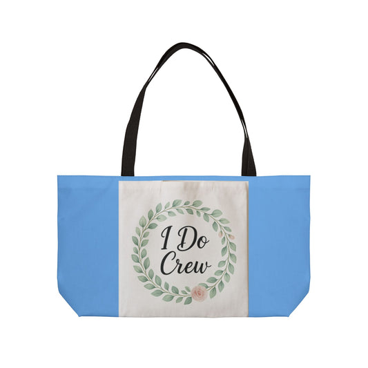 I Do Crew Weekender Tote Bag – Perfect for Bridal Parties, Destination Weddings, Weekend Getaways, Gifts, Bridesmaid Tote