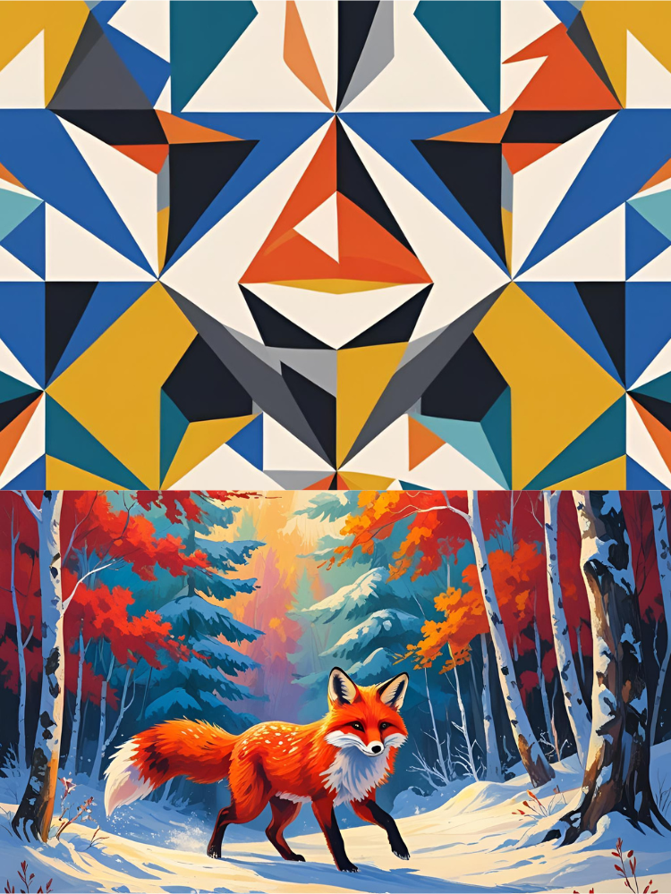 Whimsical Fox Backpack with Vibrant Design, Cute Schoolbag for Kids, Nature Lover's Tote, Perfect Gift for Wildlife Enthusiasts, [...]