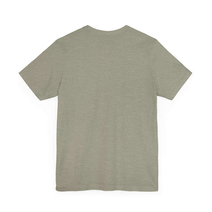 Unisex jersey short sleeve tee in soft cotton with a classic fit and ribbed knit collars.