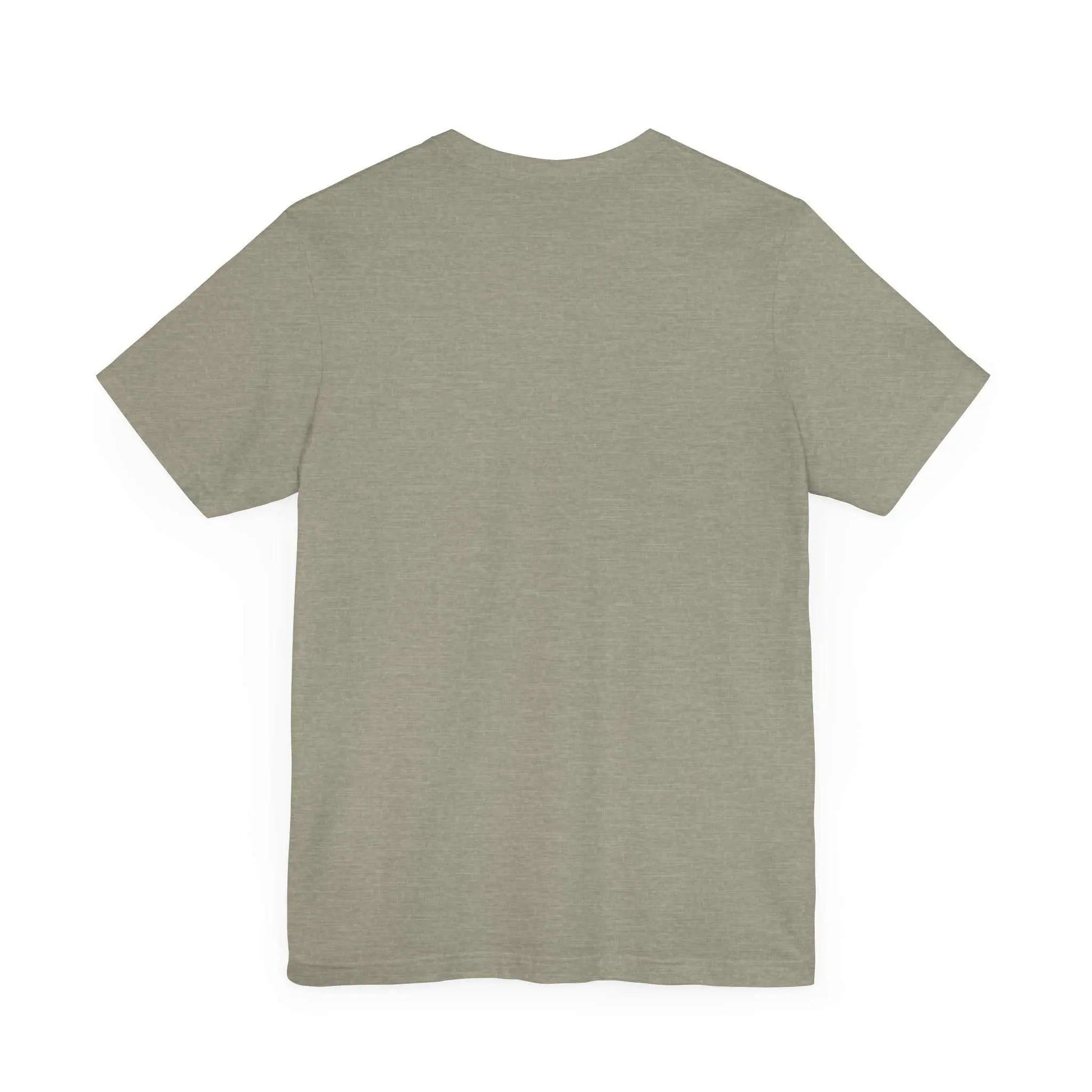 Unisex jersey short sleeve tee in soft cotton with a classic fit and ribbed knit collars.
