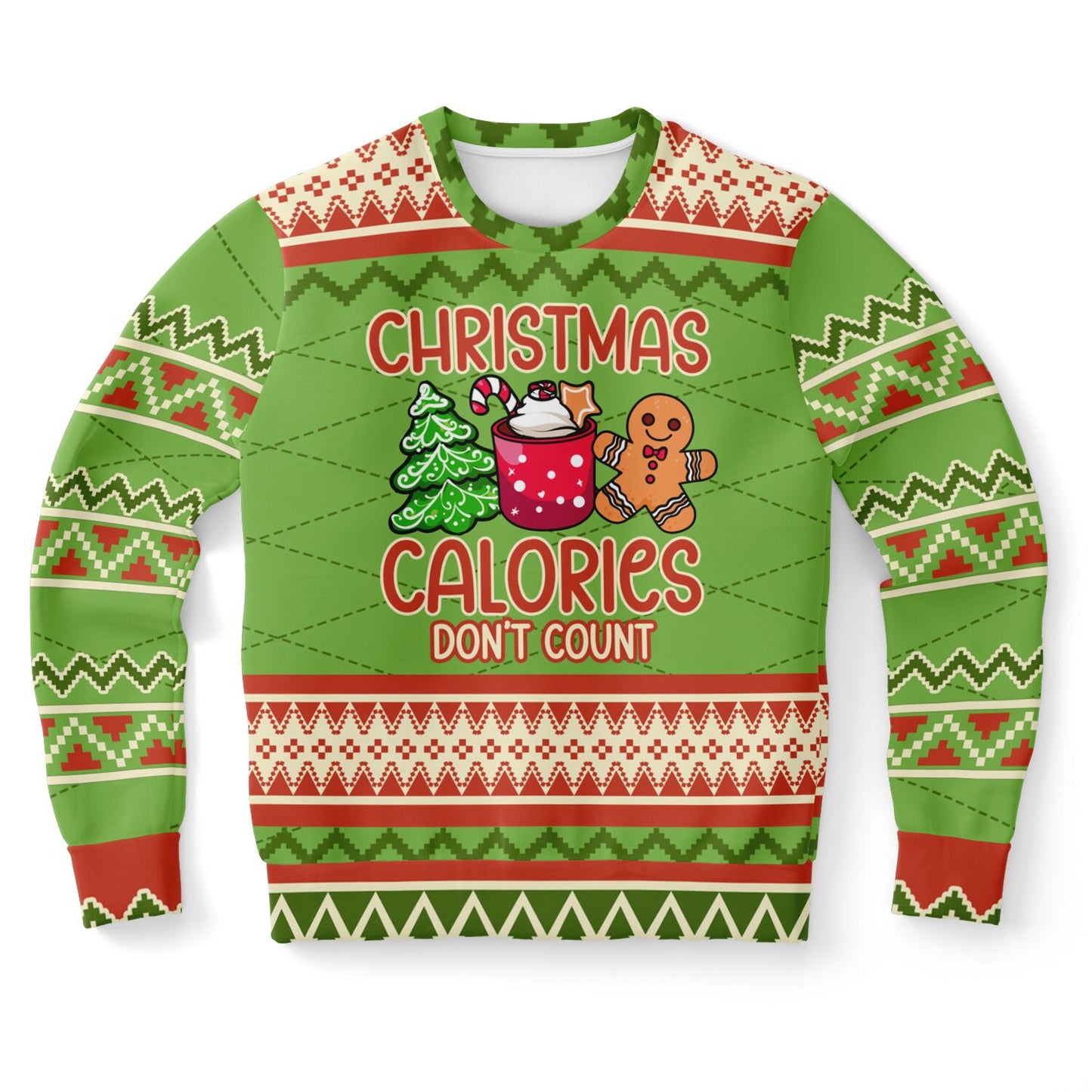 Christmas Calories Don’t Count Sweatshirt - Toddcraft