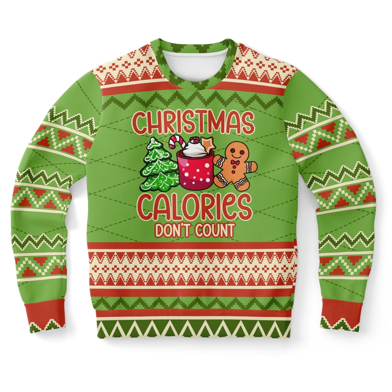 Christmas Calories Don’t Count Sweatshirt - Toddcraft