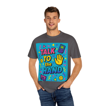 Retro Graphic T-Shirt, Fun 90s Nostalgia Tee, Unisex Casual Wear, Gift for Friends, Vibrant Streetwear, Summer Party Outfit