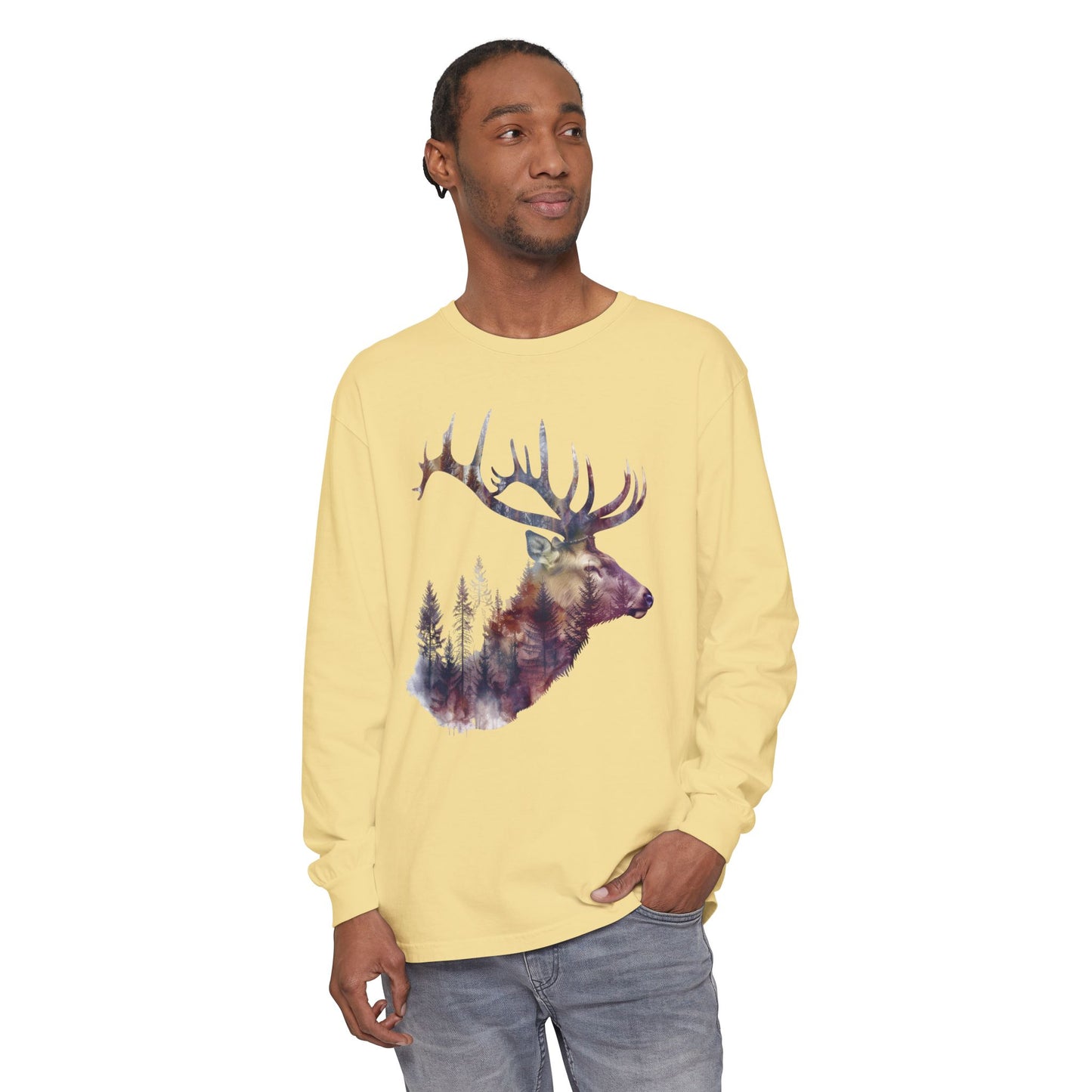 Unisex Garment-dyed Long Sleeve T-Shirt