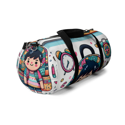 Cute Cartoon Duffel Bag, Gym Tote, Travel Luggage, Sports Bag, Weekender Bag, Fun Design