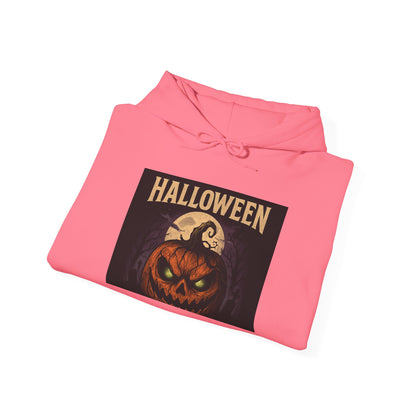Halloween Jack-O'-Lantern Hoodie — Vintage Scary Pumpkin Pullover