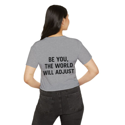 Women's Affirmation Crop Top, Trendy Summer Top, Festival Wear, Inspirational Fashion, Casual Chic, Gift for Her