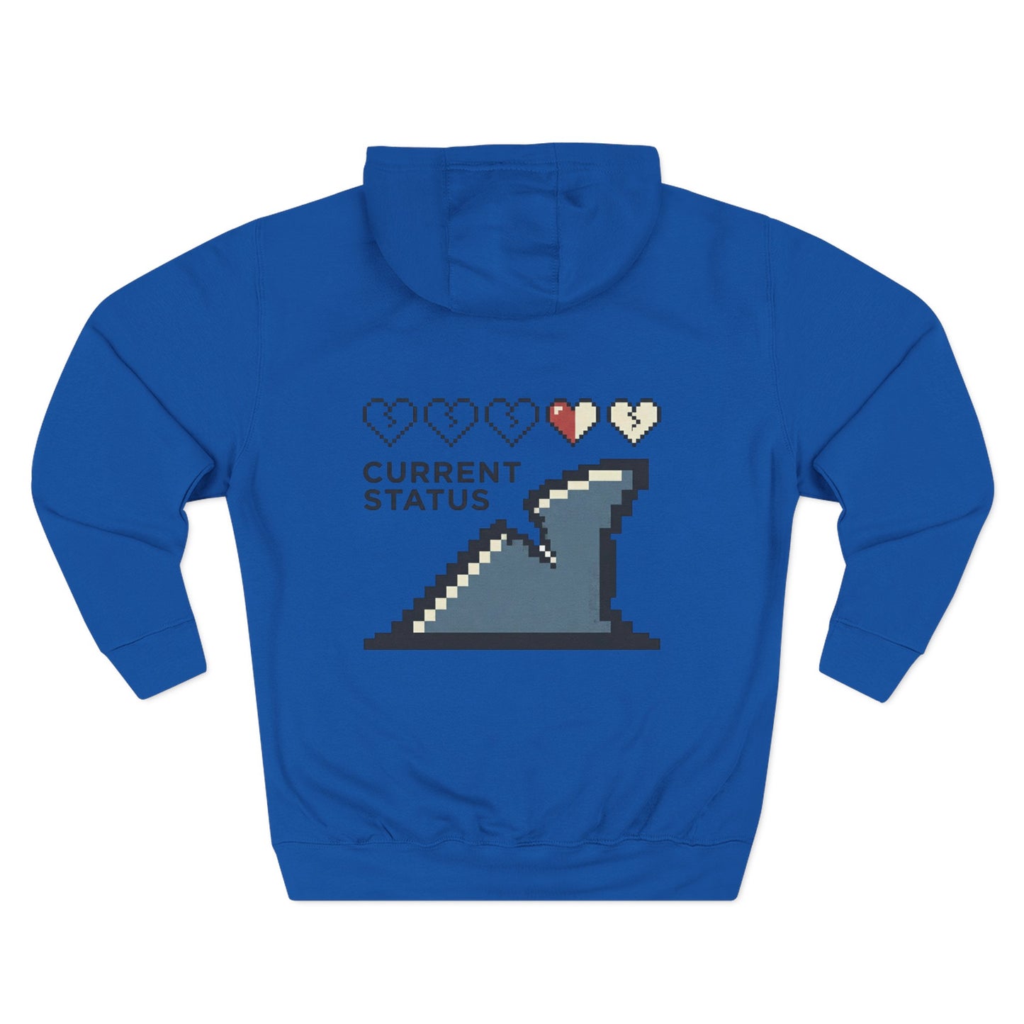 Hoodie — Pixel Wave "Current Status" Gamer Hoodie