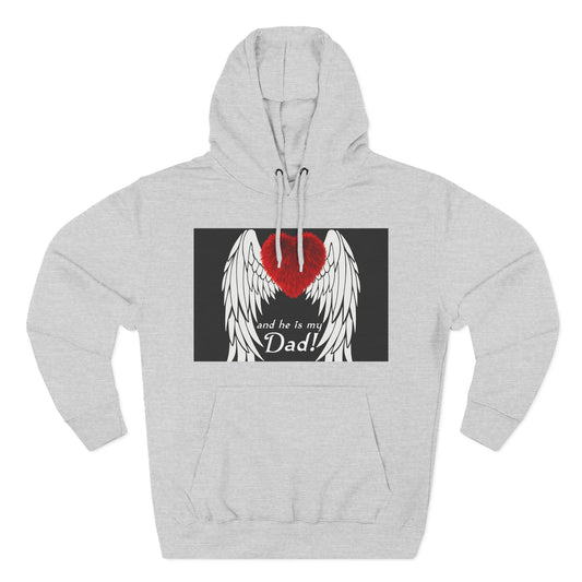 Heartfelt Dad Memorial Hoodie, Comfort Wear, Grief Support, Dad Tribute, Gift for Father's Day, Sympathy Gift