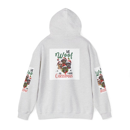 Christmas Dog Lovers Hoodie, Holiday Sweatshirt, Cute Pet Gift, Cozy Winter Apparel, Funny Xmas Sweatshirt, Warm Dog Mom Gift