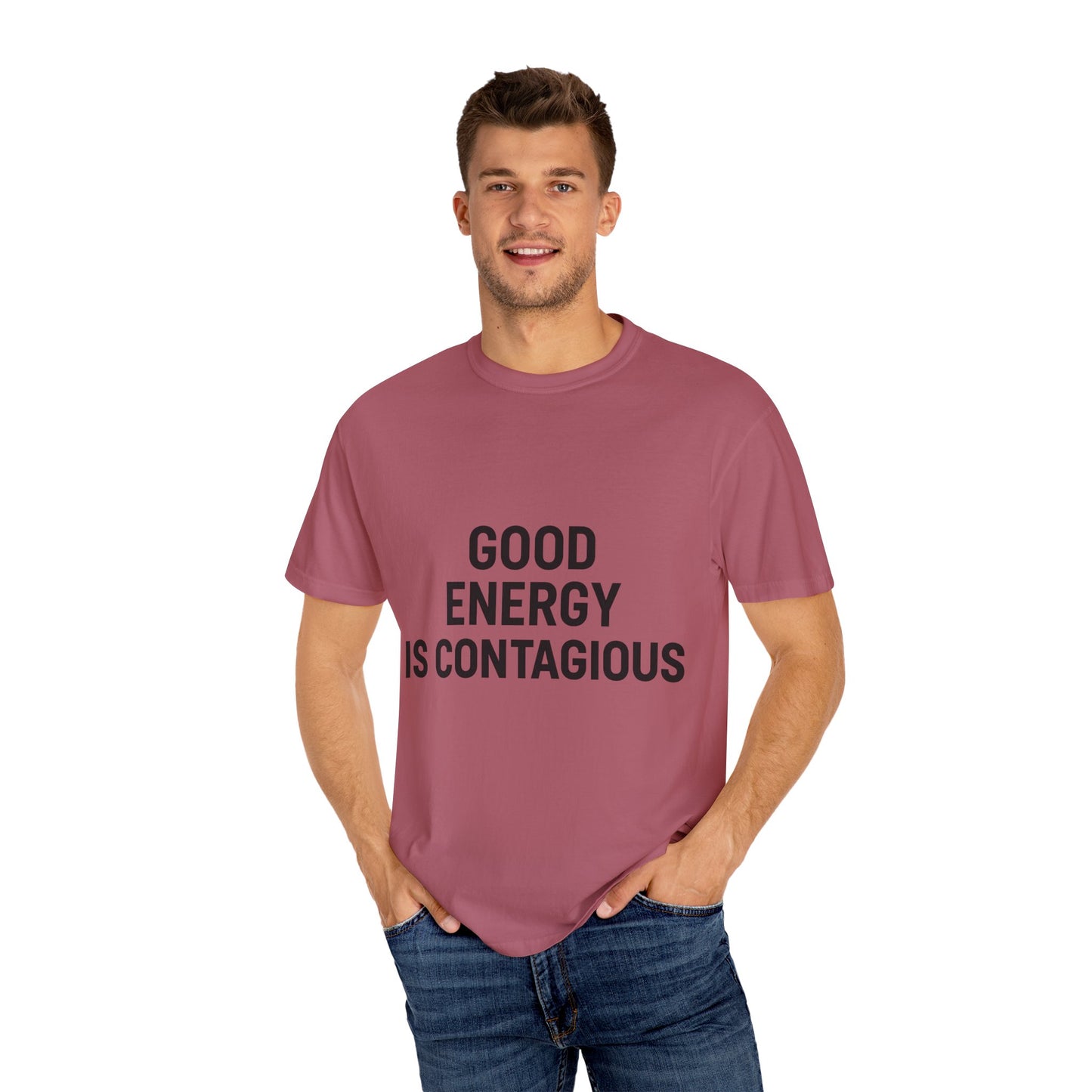 Good Energy Unisex T-Shirt, Positive Vibes Tee, Casual Summer Shirt, Gift for Friends, Inspirational Apparel
