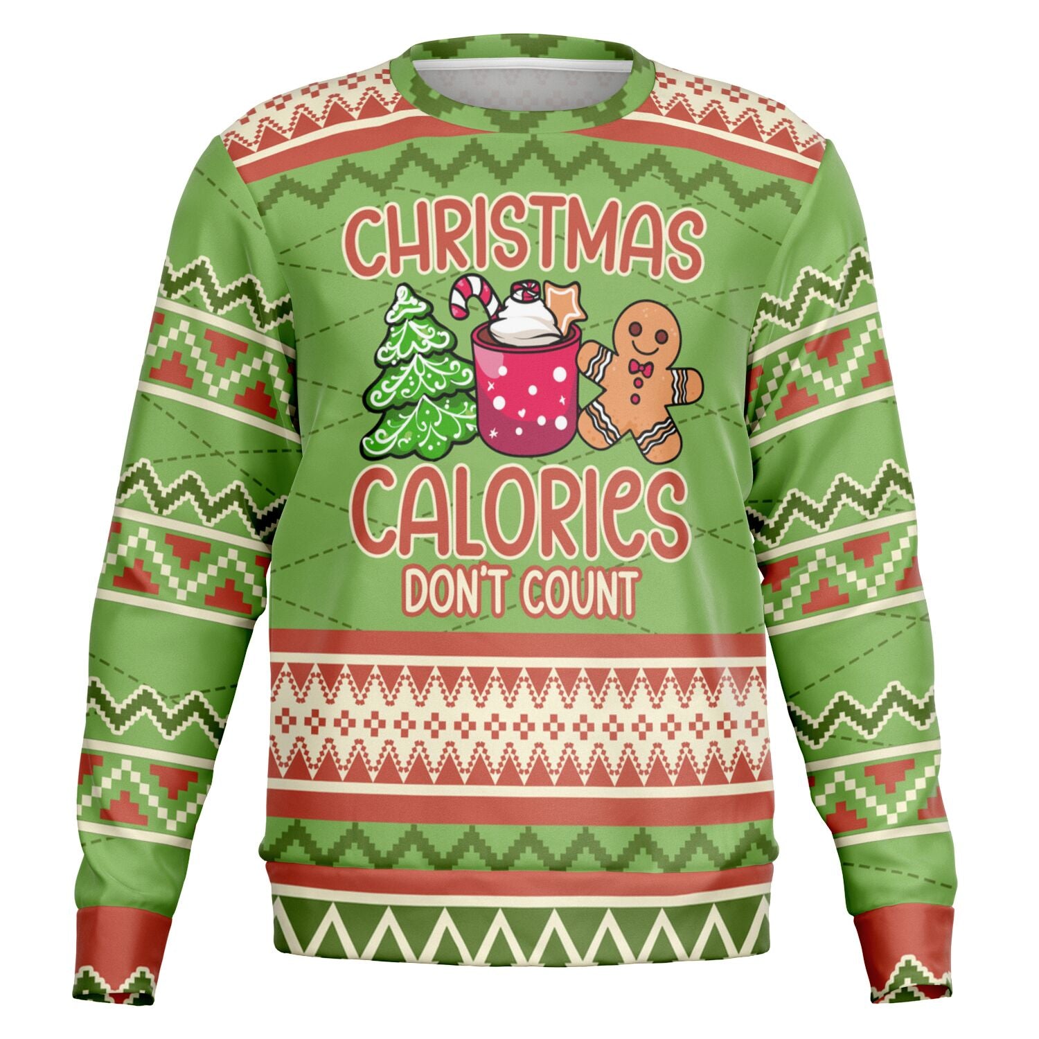 Christmas Calories Don’t Count Sweatshirt - Toddcraft