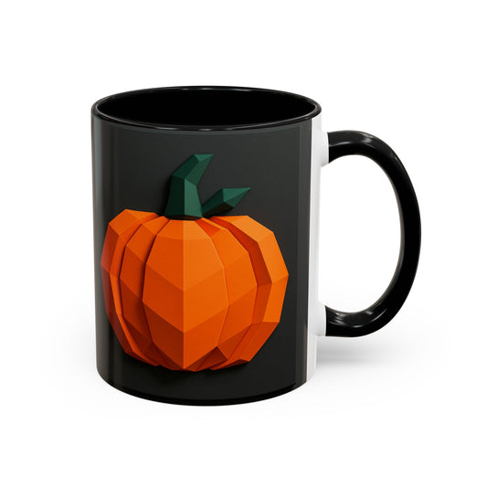 Accent Coffee Mug (11, 15oz) Pumpkins Halloween festival - Toddcraft