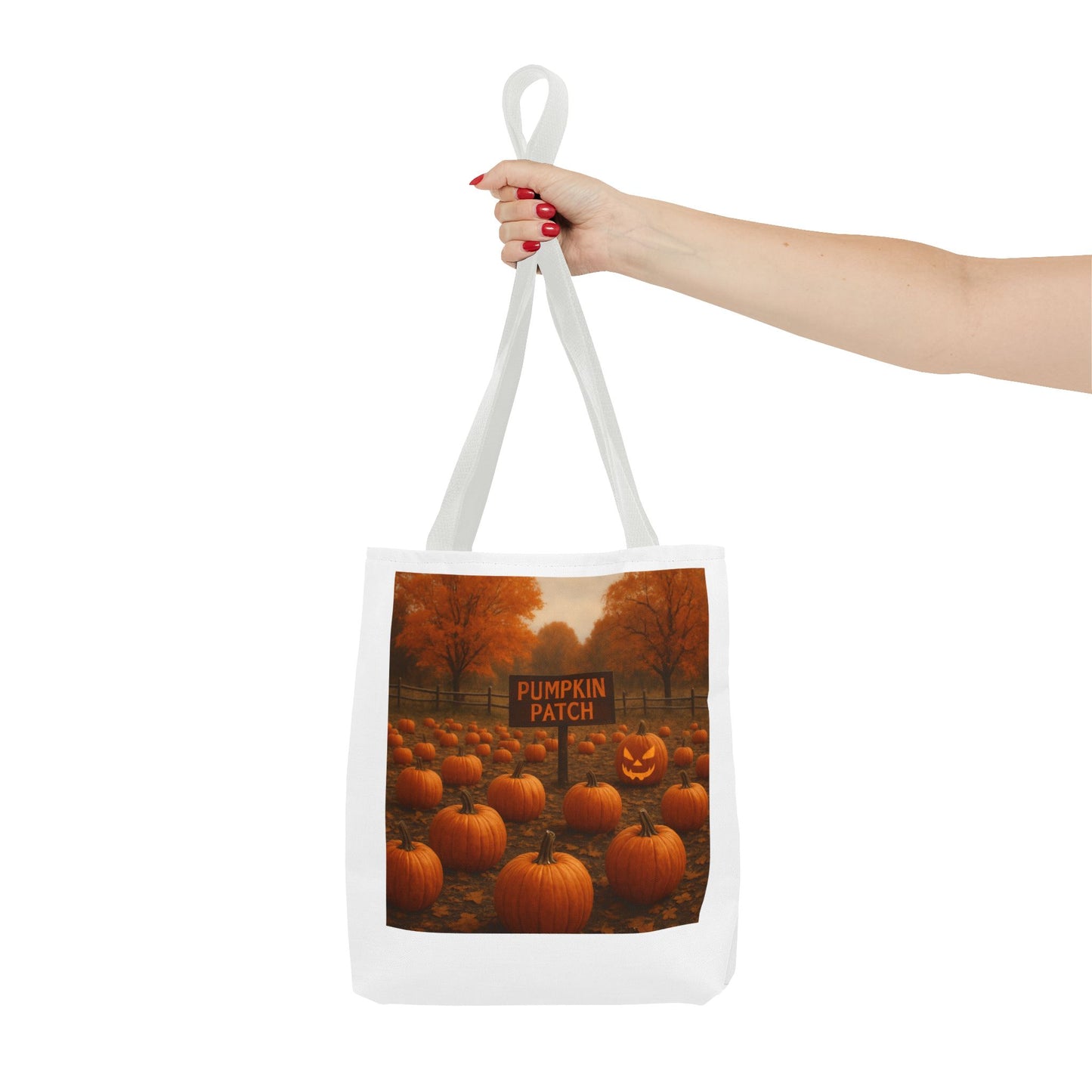 Autumn Pumpkin Patch Tote Bag, Fall Harvest Shopping Bag, Halloween Decor, Seasonal Gift for Pumpkin Lovers, Festival Tote - Toddcraft
