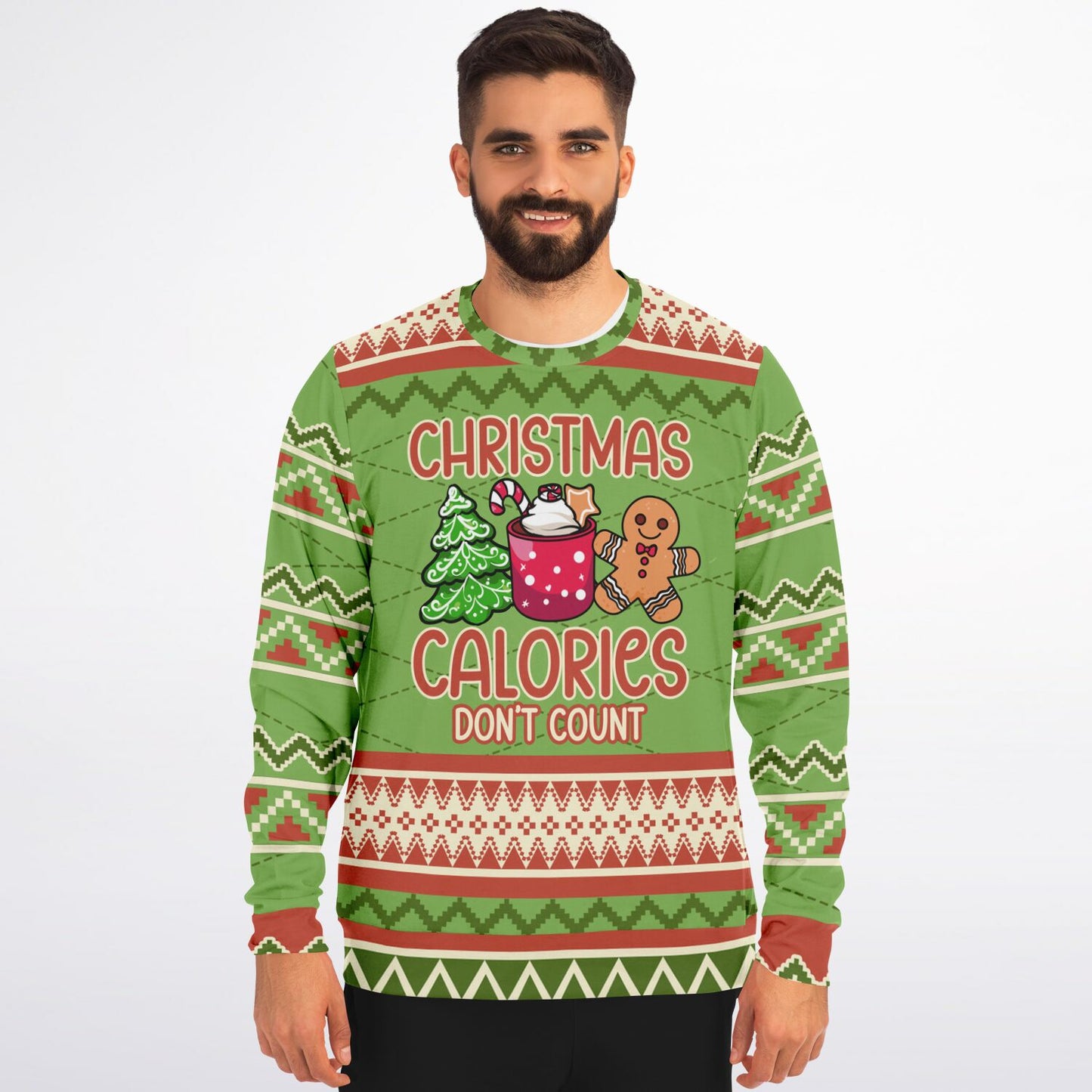 Christmas Calories Don’t Count Sweatshirt - Toddcraft