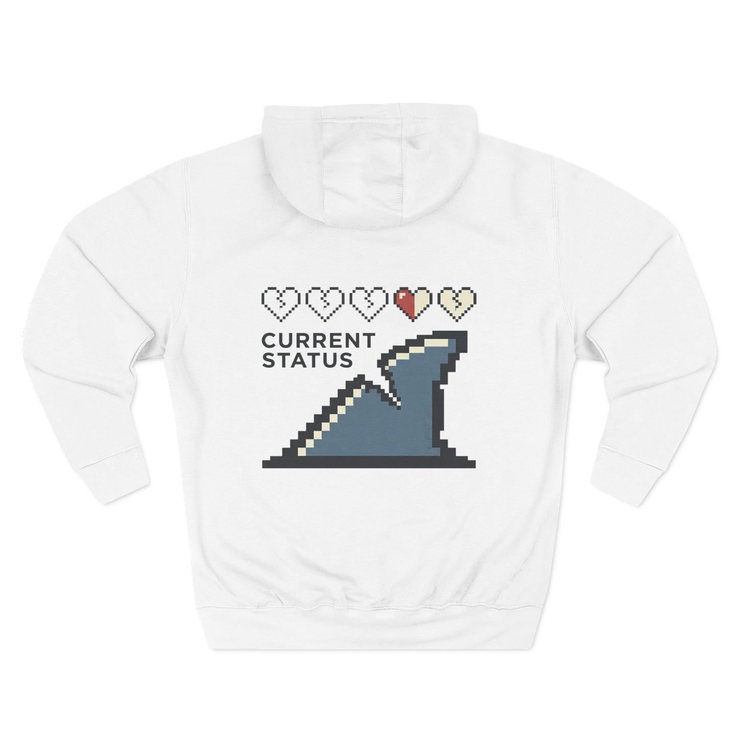Hoodie — Pixel Wave "Current Status" Gamer Hoodie