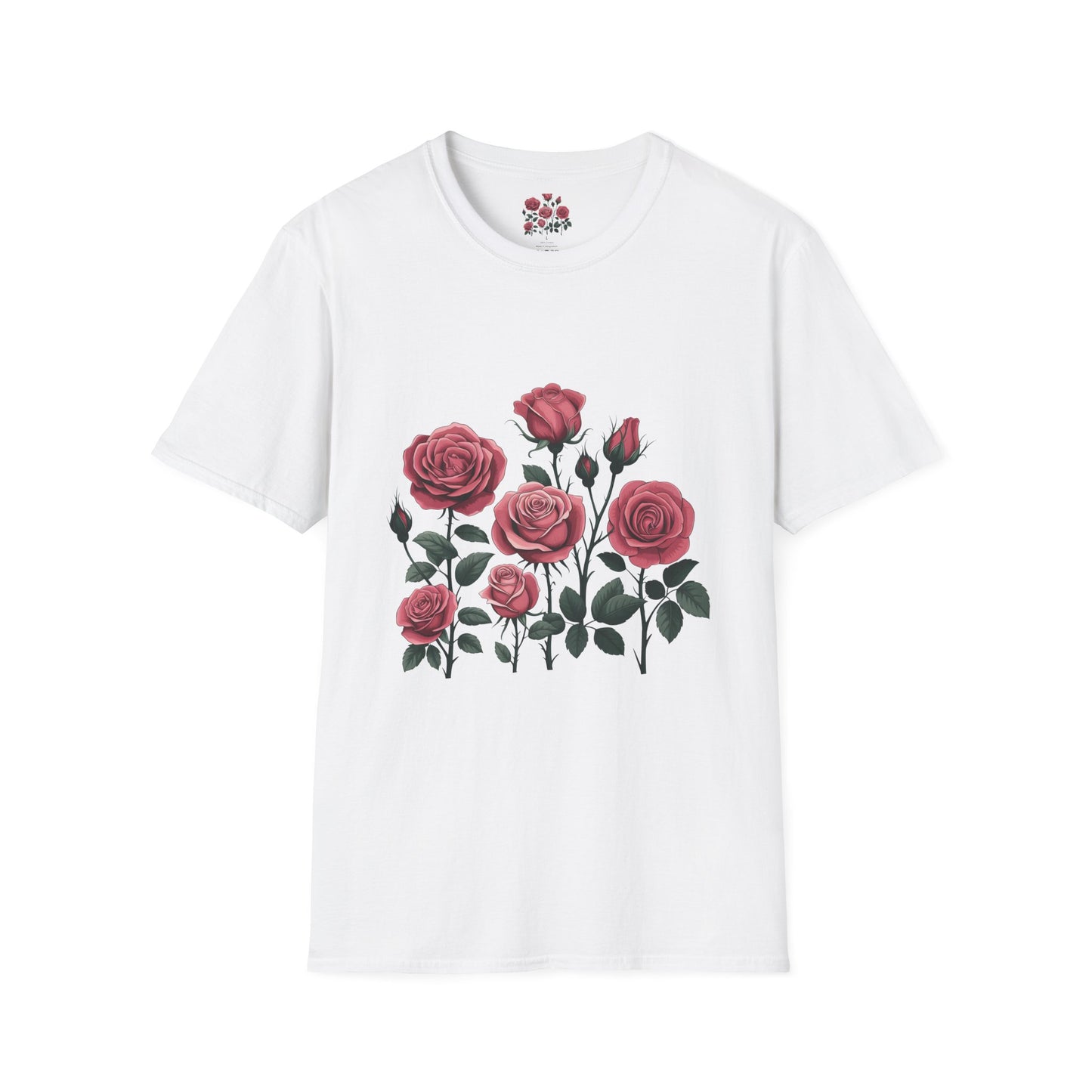 Floral & Sparkle Unisex Softstyle T-Shirt - Perfect for Gifts, Birthdays, Mother's Day, Casual Wear, and Celebrations