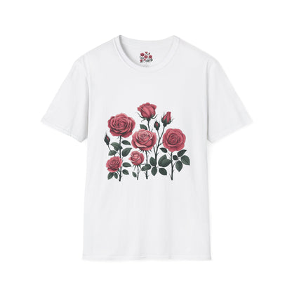 Floral & Sparkle Unisex Softstyle T-Shirt - Perfect for Gifts, Birthdays, Mother's Day, Casual Wear, and Celebrations