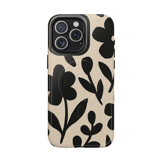 Floral Magnetic Phone Case - MagSafe Compatible Tough Case