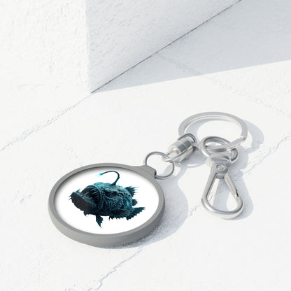 Anglerfish Keyring Tag – Deep Sea Glow Creature Keychain
