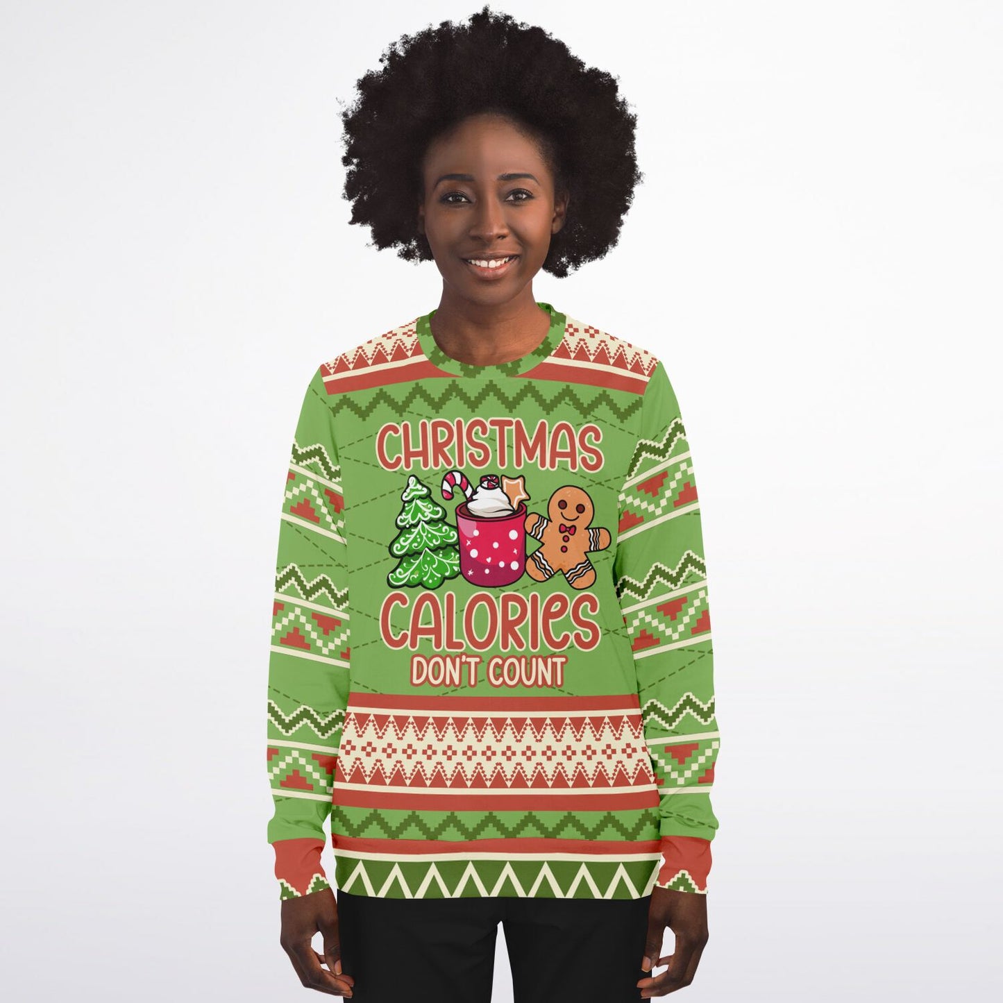 Christmas Calories Don’t Count Sweatshirt - Toddcraft