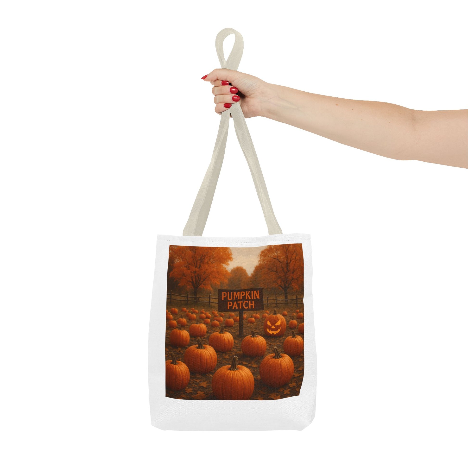 Autumn Pumpkin Patch Tote Bag, Fall Harvest Shopping Bag, Halloween Decor, Seasonal Gift for Pumpkin Lovers, Festival Tote - Toddcraft