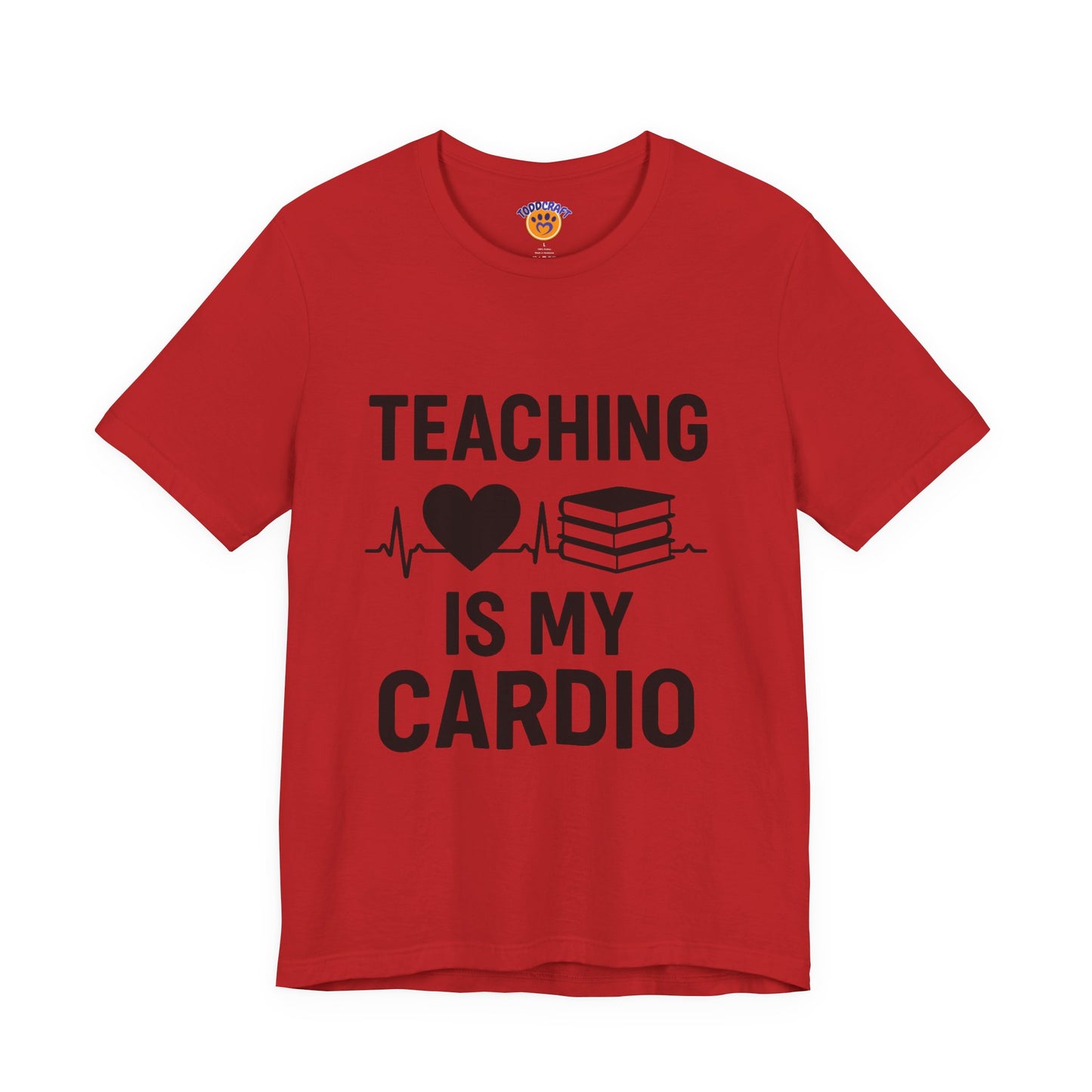 Teaching Heartbeat T-Shirt | Perfect Gift for Teachers | Fun Classroom Wear | Teacher Appreciation Day | Back to School - Toddcraft