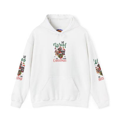 Christmas Dog Lovers Hoodie, Holiday Sweatshirt, Cute Pet Gift, Cozy Winter Apparel, Funny Xmas Sweatshirt, Warm Dog Mom Gift