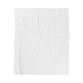 Velveteen plush blanket for dog lovers, soft and cozy, available in three sizes with customizable print.