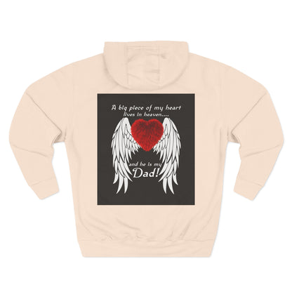 Heartfelt Dad Memorial Hoodie, Comfort Wear, Grief Support, Dad Tribute, Gift for Father's Day, Sympathy Gift