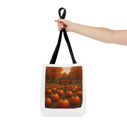 Autumn Pumpkin Patch Tote Bag, Fall Harvest Shopping Bag, Halloween Decor, Seasonal Gift for Pumpkin Lovers, Festival Tote - Toddcraft