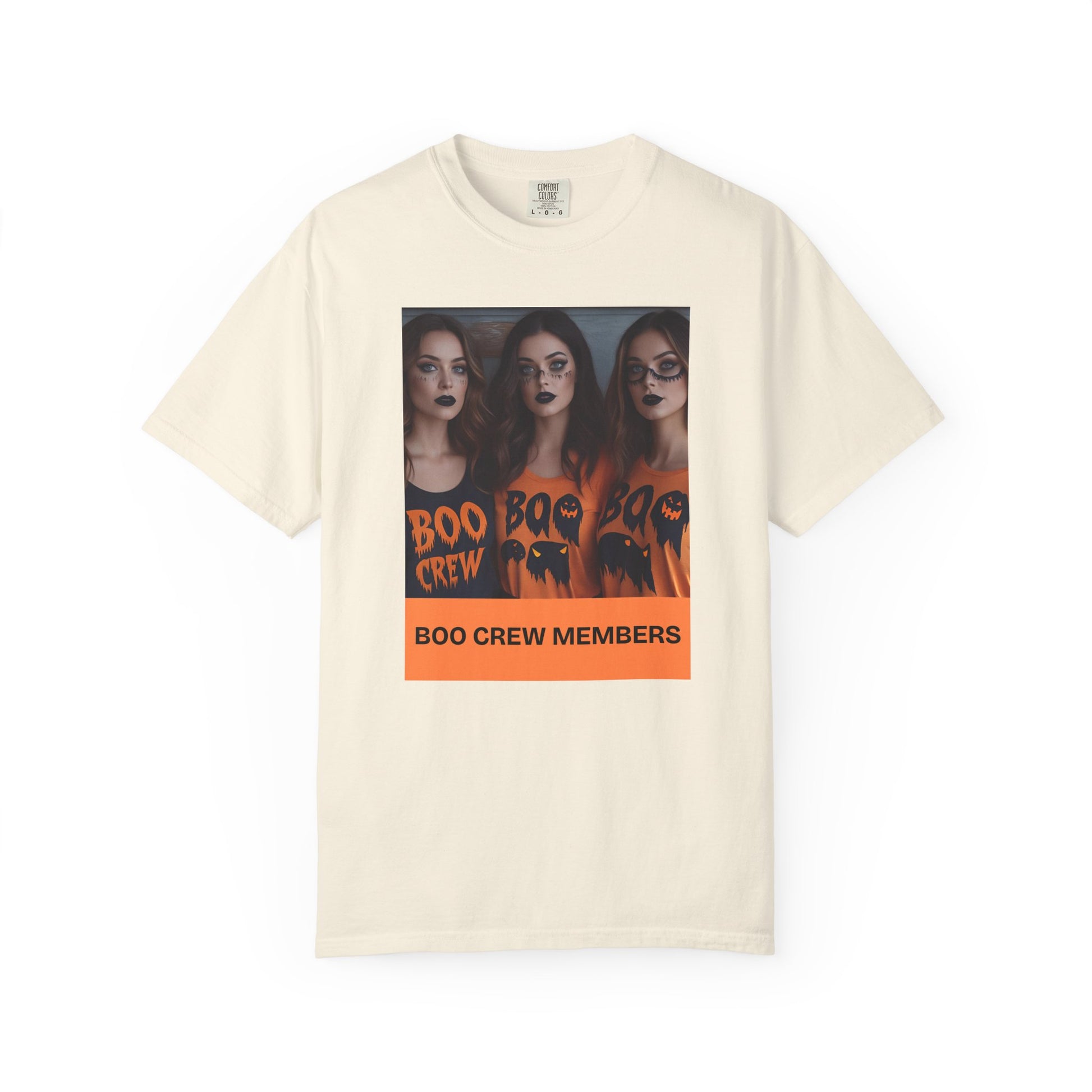 Boo Crew T-Shirt, Halloween Costume, Unisex Tee, Fall Fashion, Spooky Party Apparel, Gift for Halloween Lovers - Toddcraft