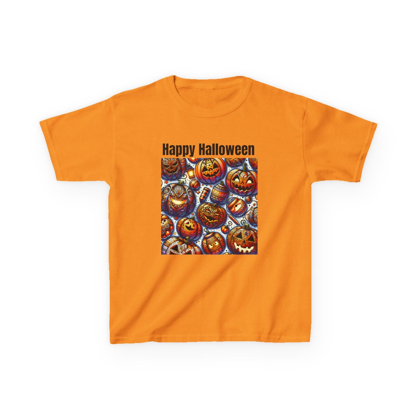 Kids Halloween Cotton Tee, Cute Spooky Shirt for Children, Fall Festive Wear, Trick or Treat Top, Halloween Costume T-Shirt