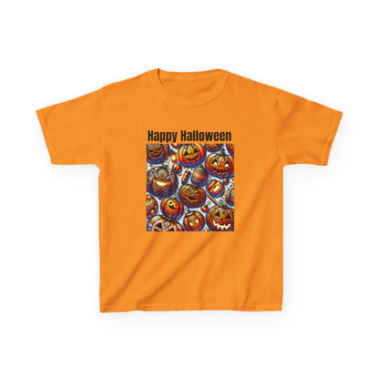 Kids Halloween Cotton Tee, Cute Spooky Shirt for Children, Fall Festive Wear, Trick or Treat Top, Halloween Costume T-Shirt