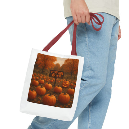 Autumn Pumpkin Patch Tote Bag, Fall Harvest Shopping Bag, Halloween Decor, Seasonal Gift for Pumpkin Lovers, Festival Tote - Toddcraft