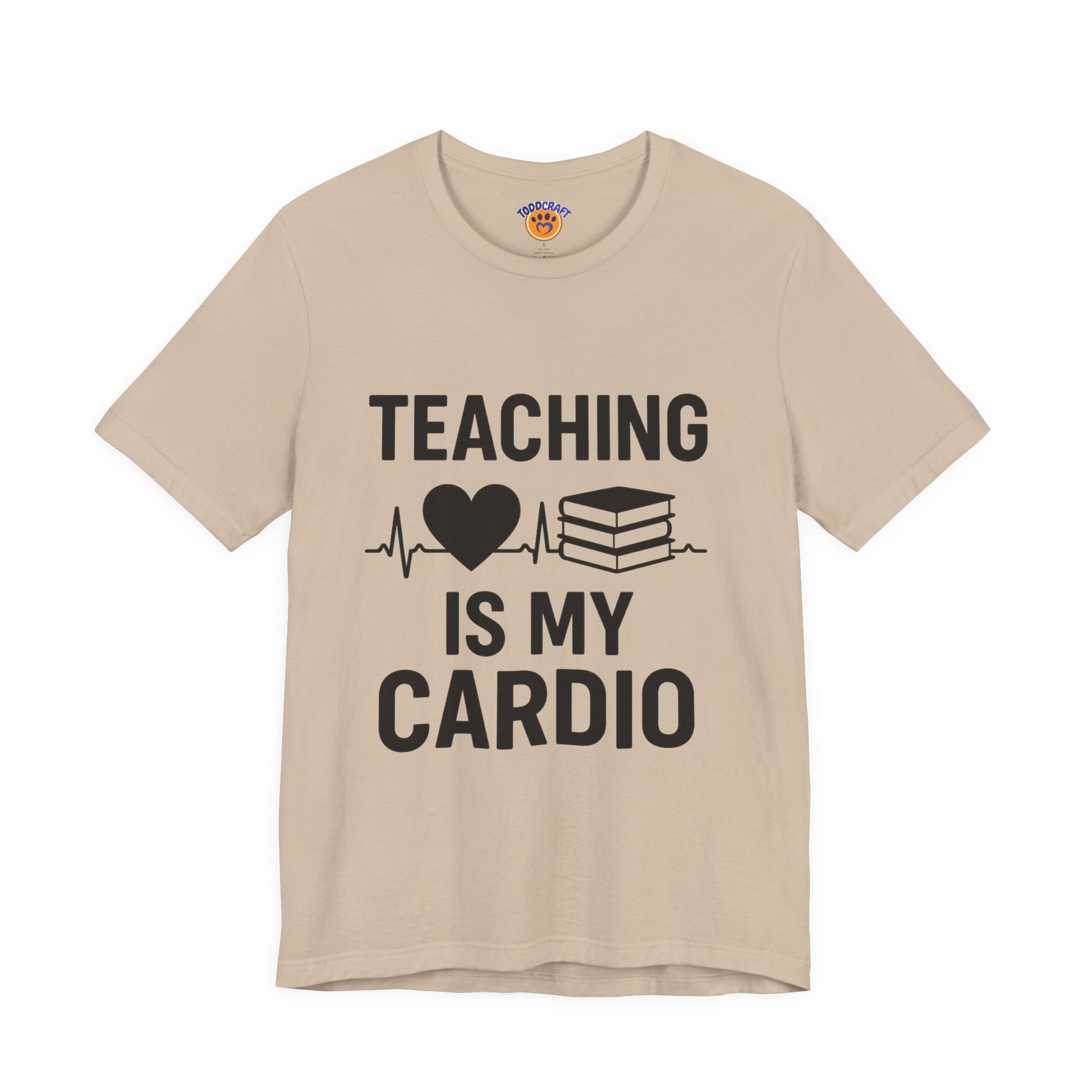 Teaching Heartbeat T-Shirt | Perfect Gift for Teachers | Fun Classroom Wear | Teacher Appreciation Day | Back to School - Toddcraft