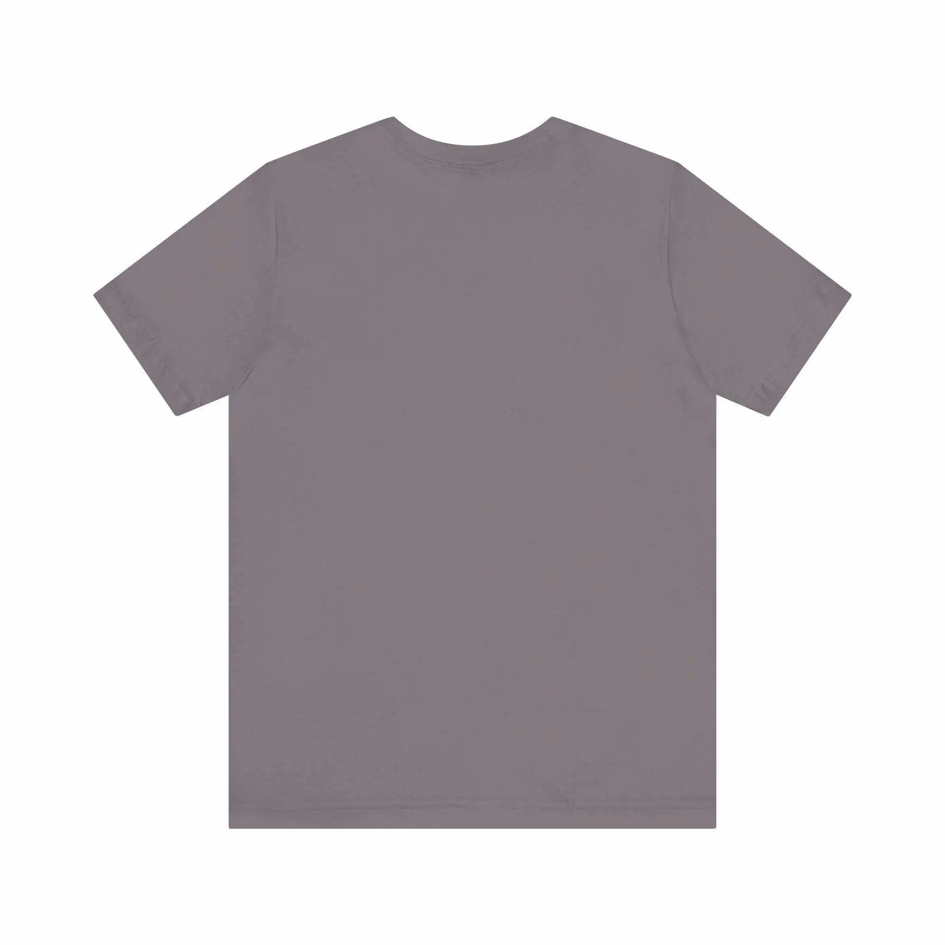 Unisex jersey short sleeve tee in soft cotton with classic crew neckline in ash grey.