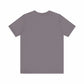 Unisex jersey short sleeve tee in soft cotton with classic crew neckline in ash grey.