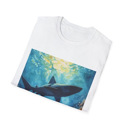 Shark Underwater Art T-Shirt
