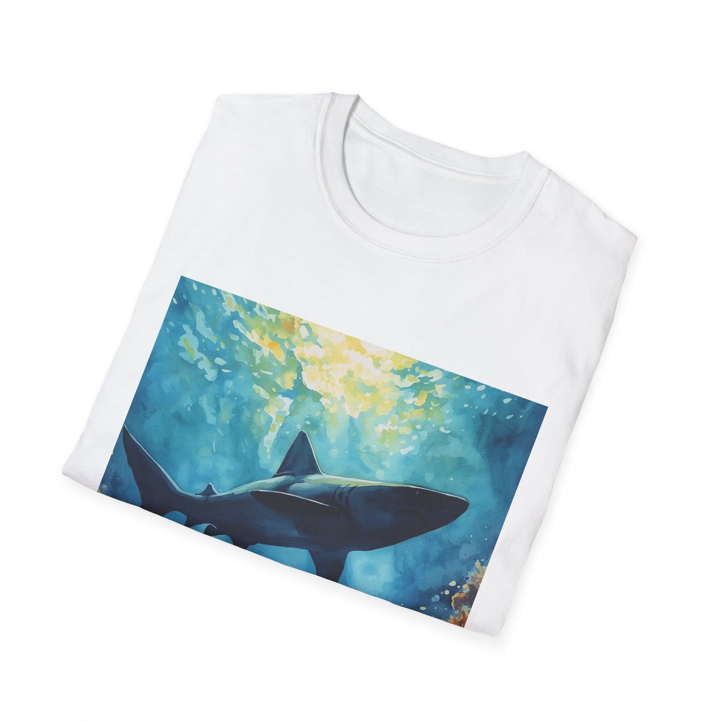 Shark Underwater Art T-Shirt