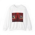 Unisex Heavy Blend™ Crewneck Sweatshirt featuring ribbed knit collar, polyester-cotton blend, and durable double-needle stitching.