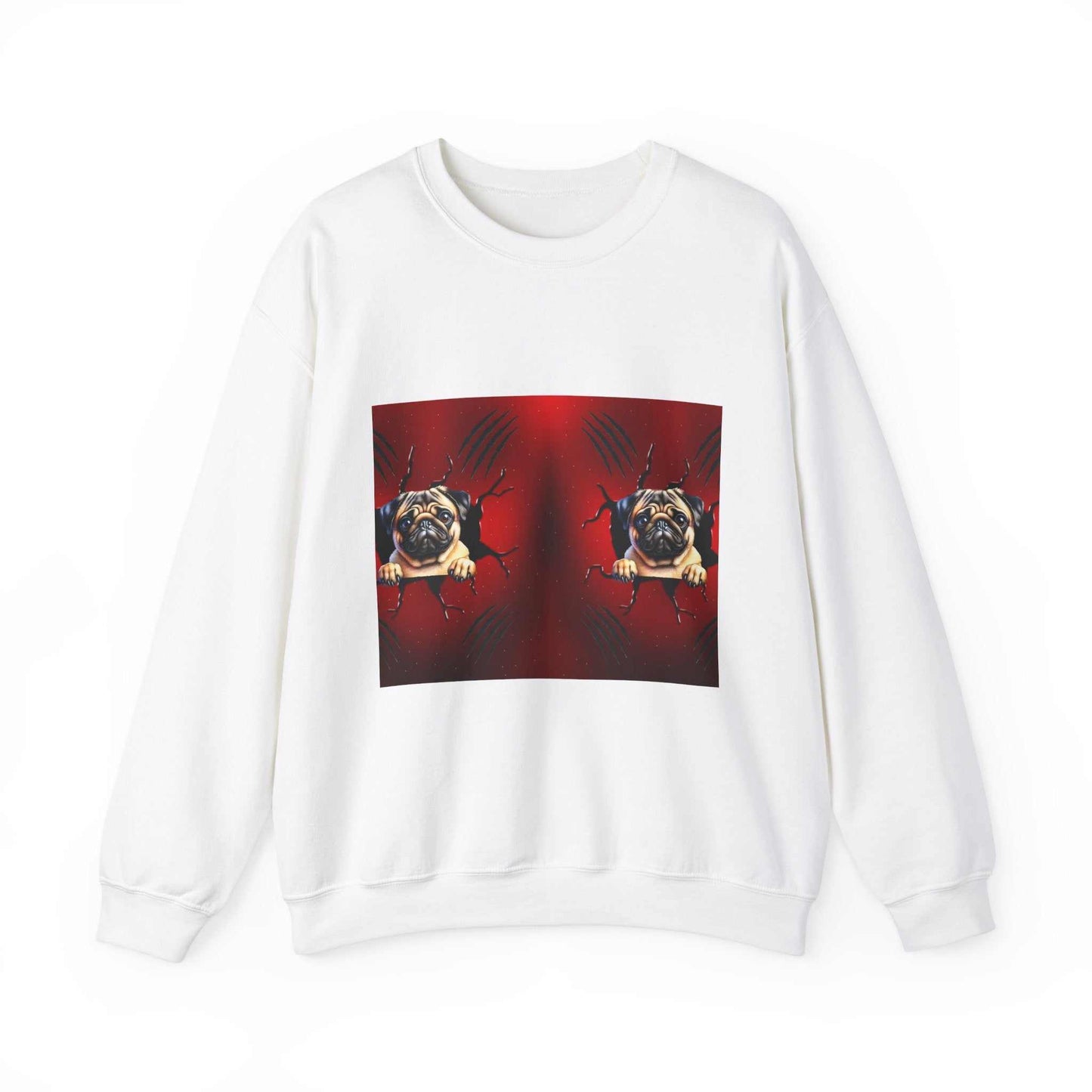 Unisex Heavy Blend™ Crewneck Sweatshirt featuring ribbed knit collar, polyester-cotton blend, and durable double-needle stitching.