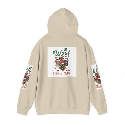 Christmas Dog Lovers Hoodie, Holiday Sweatshirt, Cute Pet Gift, Cozy Winter Apparel, Funny Xmas Sweatshirt, Warm Dog Mom Gift