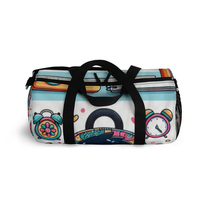 Cute Cartoon Duffel Bag, Gym Tote, Travel Luggage, Sports Bag, Weekender Bag, Fun Design