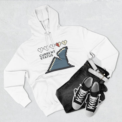Hoodie — Pixel Wave "Current Status" Gamer Hoodie