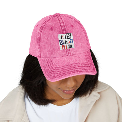 Vintage Embroidered Cap - Casual Style Hat