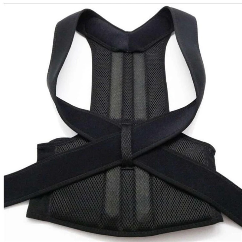 Adjustable Posture Corrector Low Back Support Shoulder Brace Belt For - Toddcraft